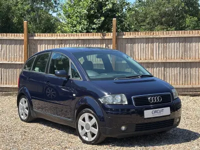 Used Audi A2 73 HP (53 kW) 2004 Blue Hatchback