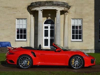 Used Porsche 911 Turbo S Cabriolet 2016 Guards red Cabriolet