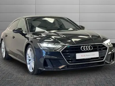 Usado Audi A7 S-Line 286 HP (210 kW) 2019 Cinzento Sedan