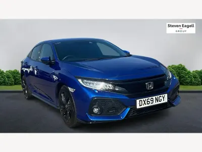 Used Honda Civic Sport 2019 Blue Hatchback