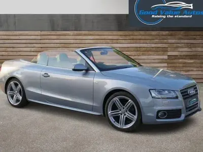 Used Audi A5 Cabriolet S-Line 190 HP (139 kW) 2010 Silver Cabriolet