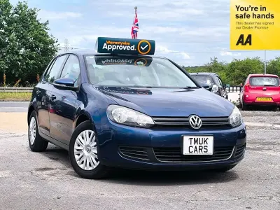 Used VW Golf VI 105 HP (77 kW) 2011 Blue Hatchback