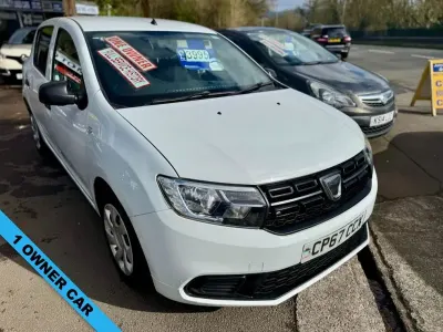 Used Dacia Sandero Ambiance 75 HP (55 kW) 2017 White Hatchback