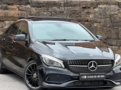 Used Mercedes CLA220 AMG line 170 HP (125 kW) 2019 Black Coupe