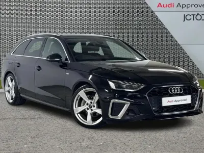 Used Audi A4 S-Line 200 HP (147 kW) 2023 Black Estate