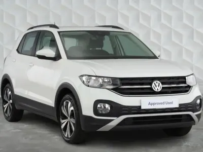 Used VW T-Cross SE 95 HP (69 kW) 2019 White SUV