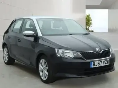 Begagnad Skoda Fabia SE 95 HK (69 kW) 2017 Svart Halvkombi