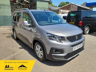 Used Peugeot Rifter Allure 131 HP (96 kW) 2020 Grey MPV
