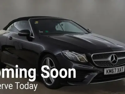 Used Mercedes E220 AMG line 2017 Black Cabriolet