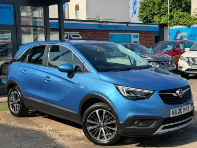 Used Vauxhall Crossland X Elite 130 HP (95 kW) 2020 Blue SUV