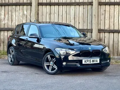 Used BMW 116 Sport Line 2015 Black Hatchback