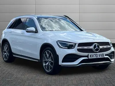 Used Mercedes GLC300 AMG Line Premium Plus 242 HP (177 kW) 2020 Polar white SUV