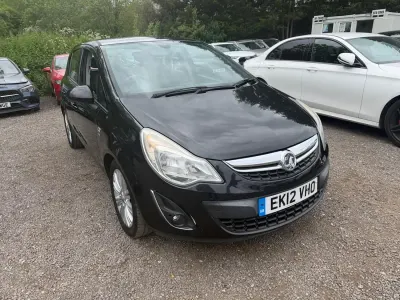 Gebraucht Vauxhall Corsa 90 PS (66 kW) 2012 Schwarz Kleinwagen