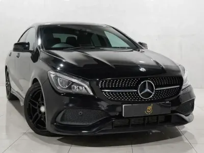Used Mercedes CLA220 AMG line 177 HP (130 kW) 2016 Black Sedan