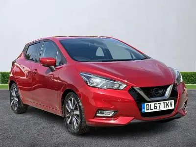 Used Nissan Micra N-Connecta 2017 Red Hatchback