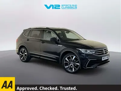 Used VW Tiguan Allspace R-line 150 HP (110 kW) 2022 Black SUV