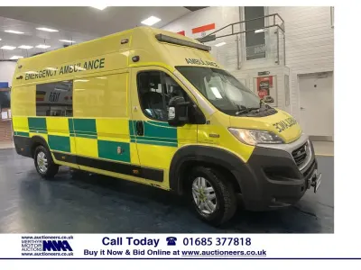 Used Fiat Ducato 180 HP (132 kW) 2017 Yellow Van