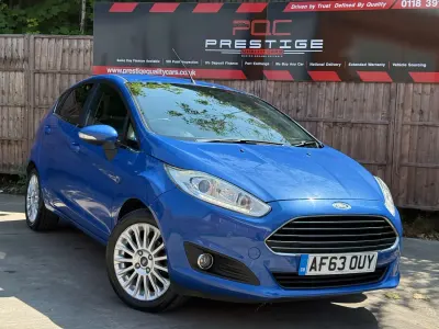 Used Ford Fiesta Titanium 125 HP (91 kW) 2013 Blue Hatchback