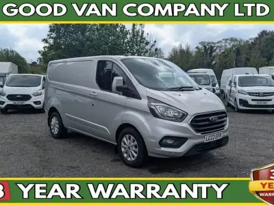 Begagnad Ford Transit Custom Limited 130 HK (95 kW) 2022 Silver Van