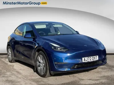 Used Tesla Model Y Long Range AWD 378 kW (514 HP) 2022 Blue SUV