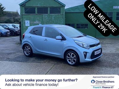 Used Kia Picanto 66 HP (48 kW) 2019 Blue Hatchback