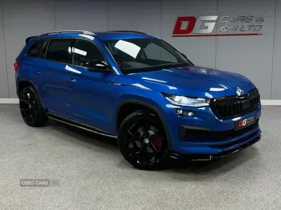 Used Skoda Kodiaq SportLine 150 HP (110 kW) 2021 Blue SUV