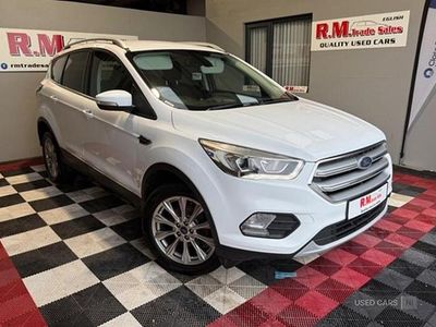 Used Ford Kuga Titanium 120 HP (88 kW) 2019 White SUV