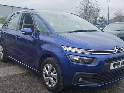 Used Citroën C4 PureTech 2018 Blue MPV