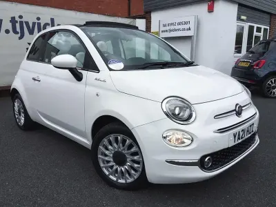 Used Fiat 500 Dolcevita 70 HP (51 kW) 2021 White Cabriolet