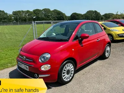 Used Fiat 500 Lounge 69 HP (50 kW) 2017 Red Hatchback