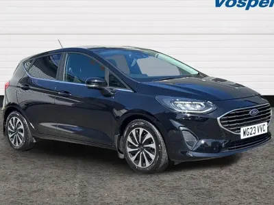 Used Ford Fiesta Titanium 125 HP (91 kW) 2023 Black Hatchback