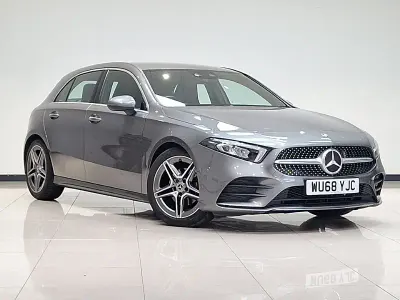 Used Mercedes A200 AMG Line Premium 163 HP (119 kW) 2018 Grey Hatchback
