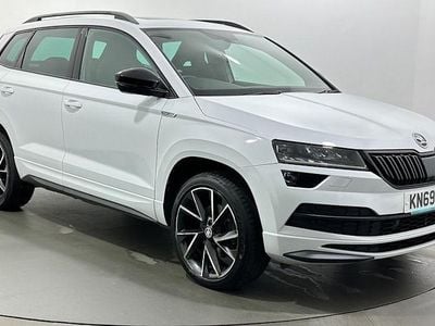 Used Skoda Karoq SportLine 150 HP (110 kW) 2019 White SUV