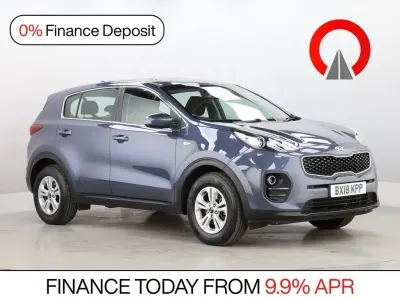 Usado Kia Sportage 130 HP (95 kW) 2018 Azul SUV