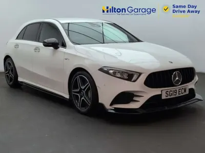 Used Mercedes A35 AMG Premium 2019 White Hatchback
