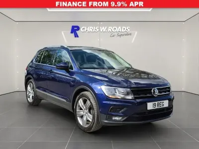 Second-hand VW Tiguan Match 150 CP (110 kW) 2019 Albastru SUV