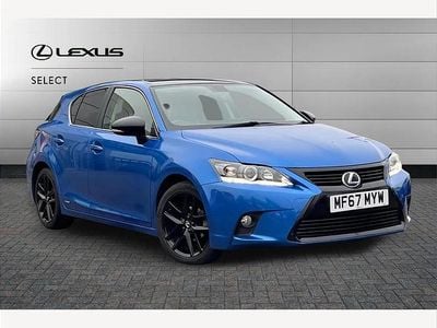 Sky blue Used 2017 Lexus CT200h Sport Line Hatchback | £13,799 (Fair price)