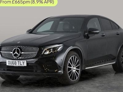 Used Mercedes GLC220 AMG Line Premium 170 HP (125 kW) 2018 Black Coupe