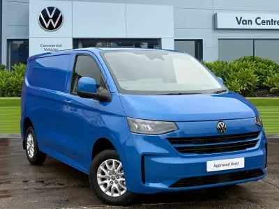 New VW T7 Pro 150 HP (110 kW) 2026 Blue Van