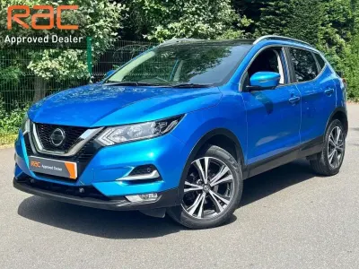 Used Nissan Qashqai N-Connecta 110 HP (80 kW) 2018 Blue SUV