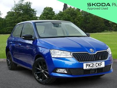 Used Skoda Fabia Colour Edition 94 HP (69 kW) 2021 Blue Hatchback