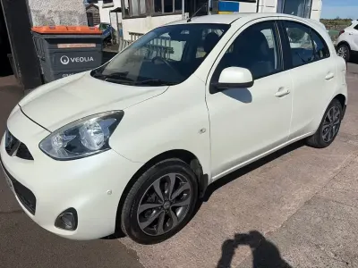 Begagnad Nissan Micra Tekna 2015 Vit Halvkombi