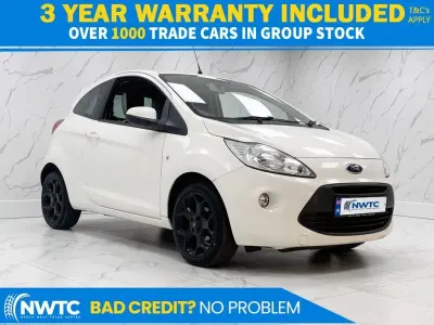 Used Ford Ka Zetec 69 HP (50 kW) 2015 White Hatchback