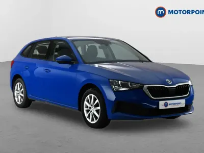 Used Skoda Scala 95 HP (69 kW) 2022 Blue Hatchback
