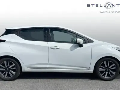 Używany Nissan Micra Acenta 89 KM (65 kW) 2018 Biały Hatchback