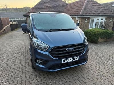 Used Ford Transit Custom Sport 185 HP (136 kW) 2022 Blue Van