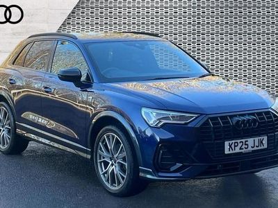 Used Audi Q3 Black Edition 150 HP (110 kW) 2025 Blue SUV