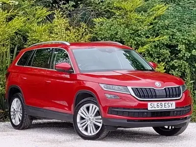 Used Skoda Kodiaq 150 HP (110 kW) 2019 Red SUV
