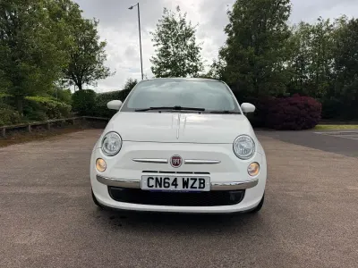 Used Fiat 500 Lounge 69 HP (50 kW) 2014 White Hatchback