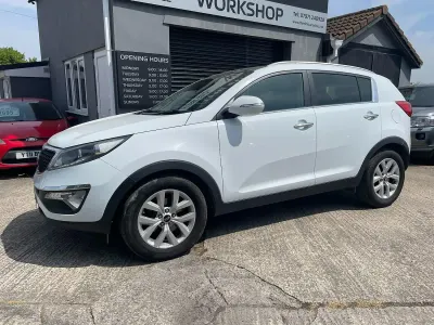 Used Kia Sportage 115 HP (84 kW) 2014 White SUV